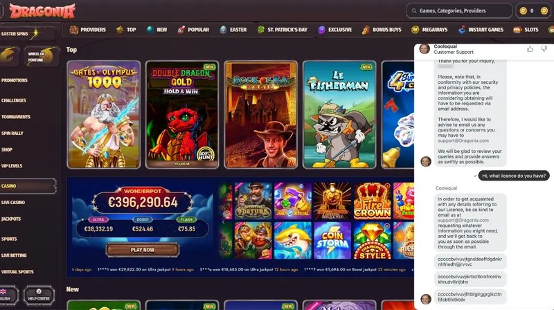 Dragonia casino no deposit bonus à France
